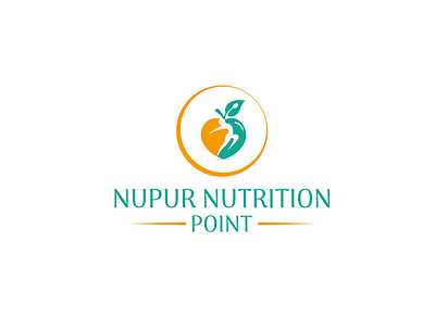 Nutrition Logo brand branding clean design flat identity logo minimal typography vector