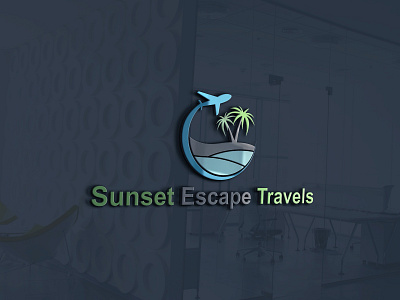Travel Logo brand branding clean design flat identity logo minimal typography vector