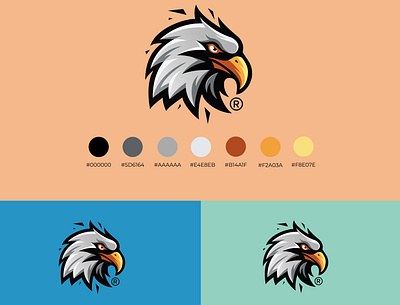 The Eagle - Rebounded logo mockups rebound