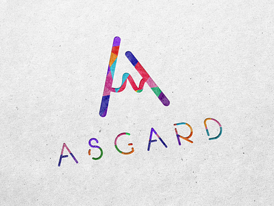 Day 1 / 26 - Logo with A - Asgard branding design fonts handmade illustration illustrations inspiration logo mockups process ui vector