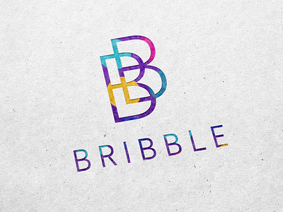 Day 2 / 26 - Logo with B - Bribble branding design handmade illustration illustrations inspiration logo mockups process ui