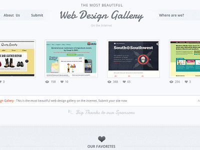 Freebie - Web Design Gallery PSD