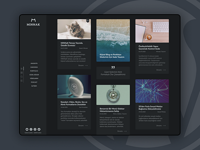 MiNNaK Wordpress Theme Dark Mode (Free) blog clean free freebie homepage portfolio ui ux web website website design wordpress wordpress blog wordpress development wordpress theme