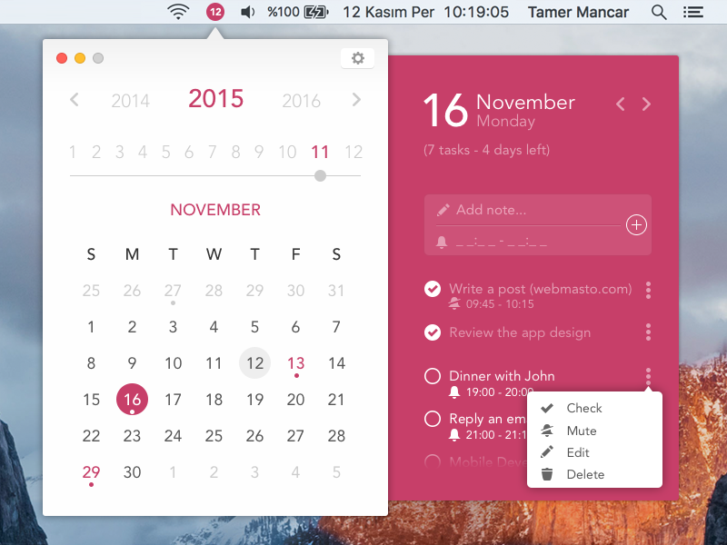 google calendar desktop mac