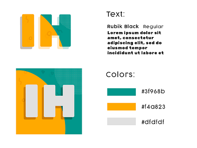 Colorful branding guide