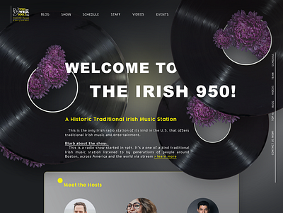 Web design for Irish Radio station branding graphic design icon illustration logo ui ui design uidesign web design webdesign website design