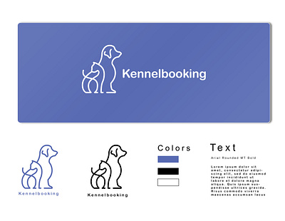 LOGO_Kennelbooking the Pet's hotel project branding design graphic design illustration illustrator logo typography