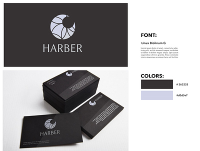 HARBER logo2 presentation221 branding graphic design logo