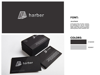 HARBER logo4 presentation221 branding illustration logo