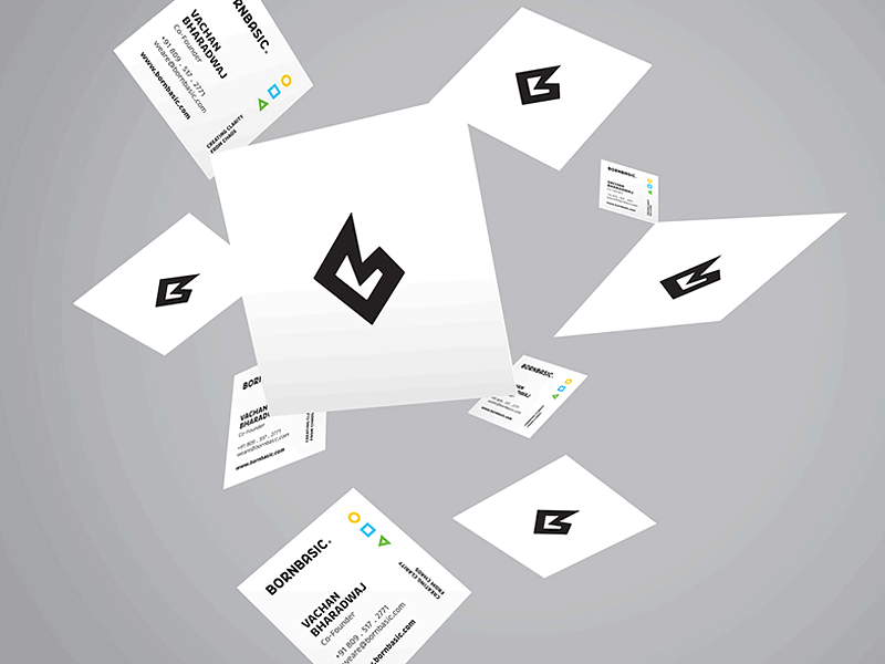 New Busniess Card Design architecture bornbasic brand branding business card cards company design logo studio visiting