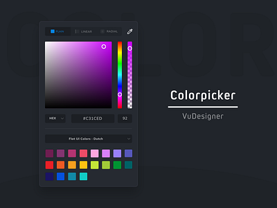 Colorpicker for VuDesigner