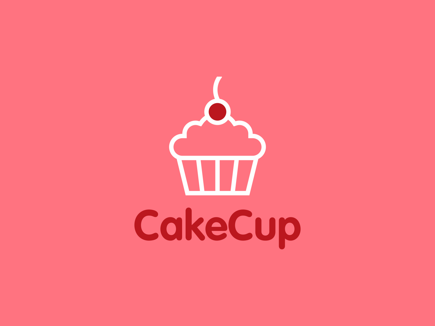 Day18/ Cupcake Logo by david duarte on Dribbble