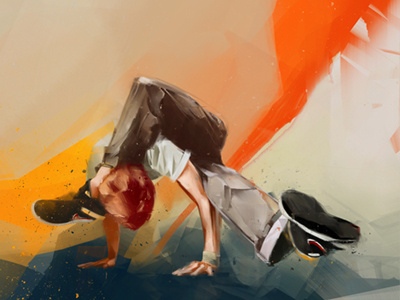 B-Boys art dance design digital illustration sport