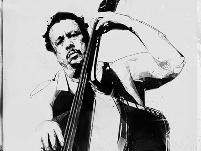 Jazz Art (Charles Mingus) abstract design grafics music portrait