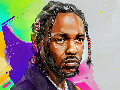 Kendrick Lamar illustration portrait