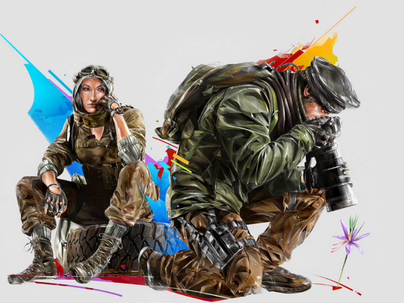 Nomad-Maverick poster print esports games illustration portrait ubisoft art
