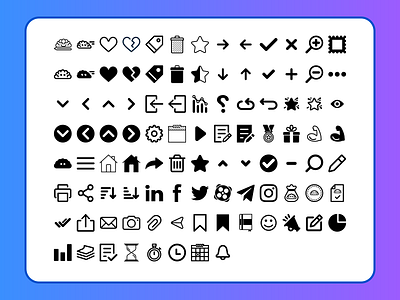 Monta Font Icons