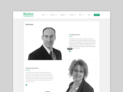 Baslow Insurance Website Redesign clean flat insurance minimal ui ux website