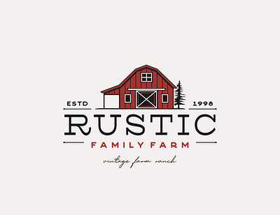 Farm, Ranch, Barn Logo agriculture antique architecture barn building classic clean country farm gold harvest home house line line art logotype ranch retro vintage wedding