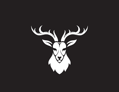 Deer logo animal deer deer logo forest horn hunter hunting illustration logo