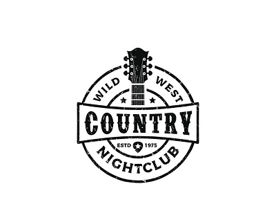 Vintage country music logo country country music logo vintage western