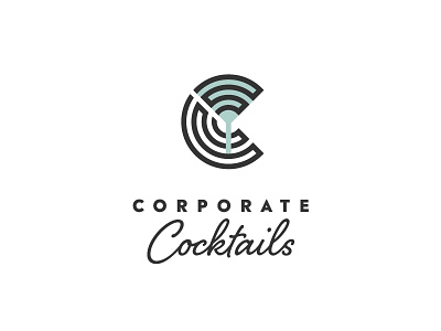 Corporate Cocktails Alternate [WIP] branding c cocktails corporate logo