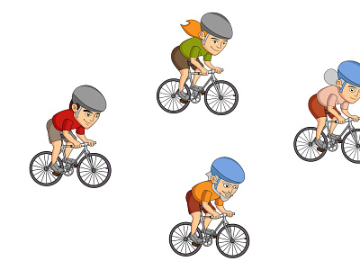 Map Design-Characters animation branding cartoon character cartoon design cute cycle design illustration logo map sketching ui vector