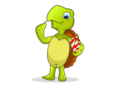 Character Design-Cute Turtle art cartoon character characterdesign cute cute art design drawing illustraion logo turtle turtle logo vector vector art