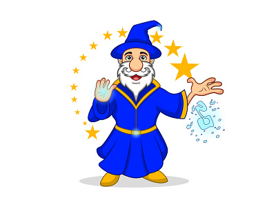 Character Design-Wiz Wizard album cover design animation art cartoon character character design design illustraion illustration logo poster vector vectors web wizard cartoon