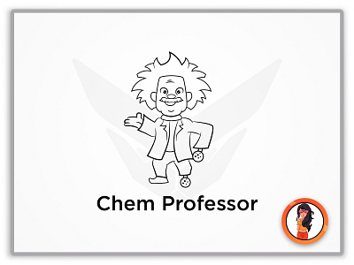 Chem Professor animation app branding cartoon character cartoon design design icon identity illustration illustrator logo mascot mascot character mascot design mascot logo typography vector web