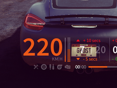 Just have fun with Ui/Ux Design car flat game race twitch ui design ux design video game