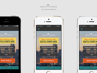 Seattle Space Needle App Concept