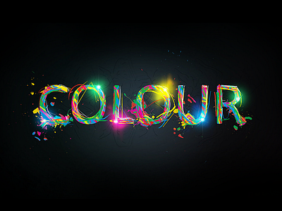 Colour colour design digital art graphic design typography