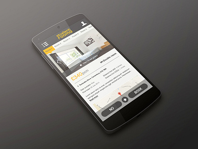Student Housing App design ui ux web app
