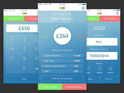 Budget App Concept