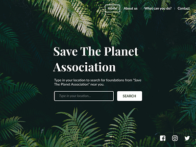 DailyUI #022: Search daily 100 challenge daily ui daily ui challenge dailyui eco save earth search