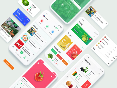 Organic Shop App app design ui ux