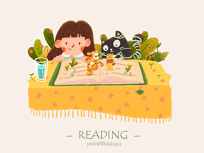 reading illustration