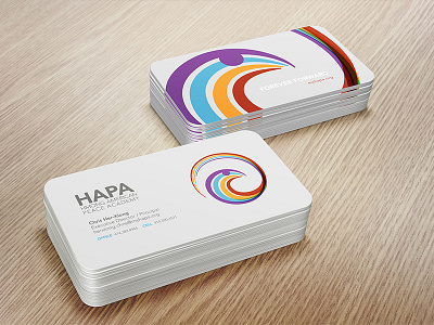 Hmong American Peace Academy business cards identity logo