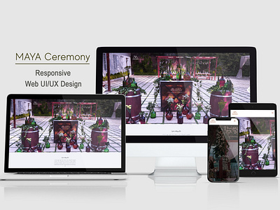 MAYAceremony responsive website