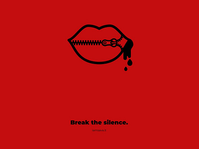 Break the Silence adv advertisement advertising campaign design drawing graphic design graphic art illustration illustration art image stop vector vector art vector artwork vector artworks violence woman