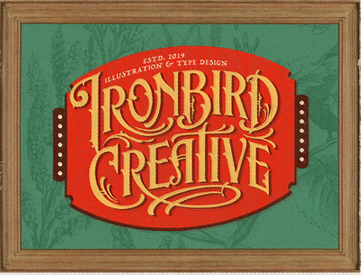 Ironbird Creative branding design graphic design handlettering illustration label logo poster typedesign typography vintage