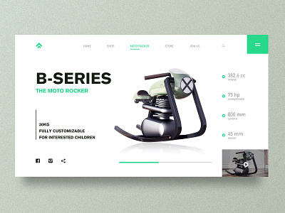 Web Design of Motorcycle Toys