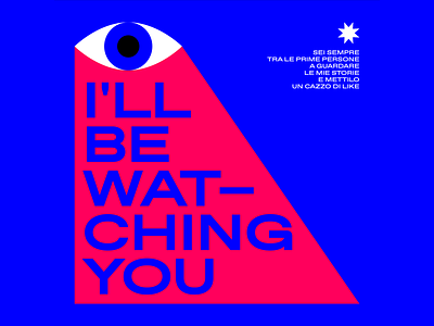 i'll be watching you characters design eye flat graphic graphicdesign illo illustration illustrator vector