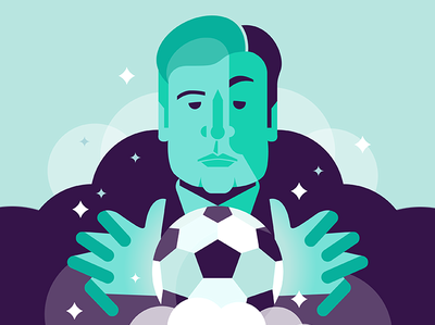 Mister Ancelotti ancelotti characters coach design flat graphic graphicdesign illo illustration illustrator mister napoli serie a soccer vector