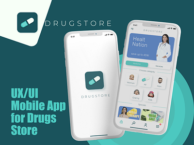 UI/UX For Pharmacy Mobile App DEsign