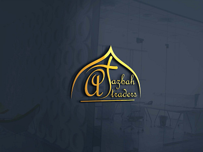 Azbah Traders 2d branding business company design flat logo logo design minimal typography