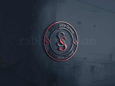 SS Finace 2d branding business company corporate design dribble flat logo minimal typography