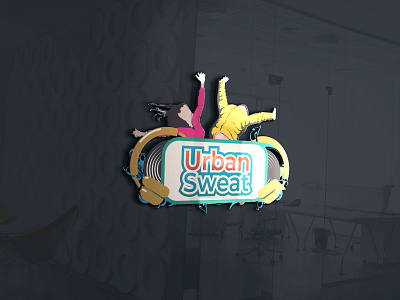 Dance Fitness Urban Sweat 2d 3d branding business company corporate design dribbble event flat logo logo design minimal typography vector