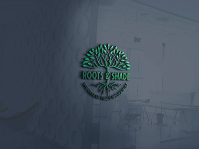 Roots & Shade Logo Design branding